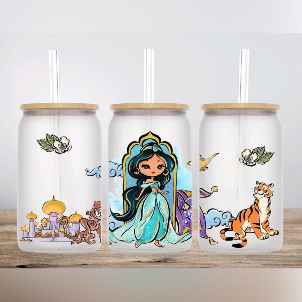 Princess Jasmine Glass Cup